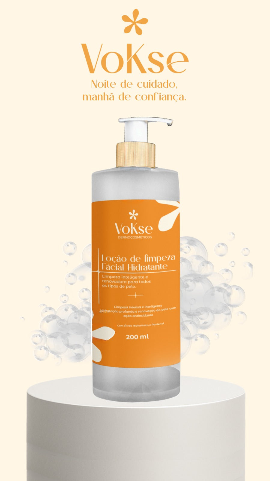 Loção de Limpeza Facial Hidratante
