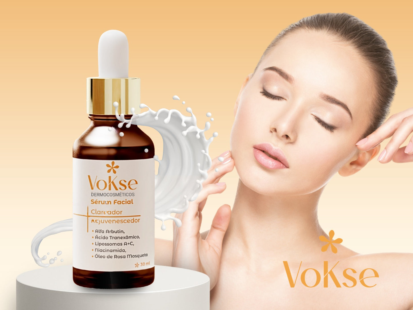 Sérum Facial Clareador Rejuvenescedor